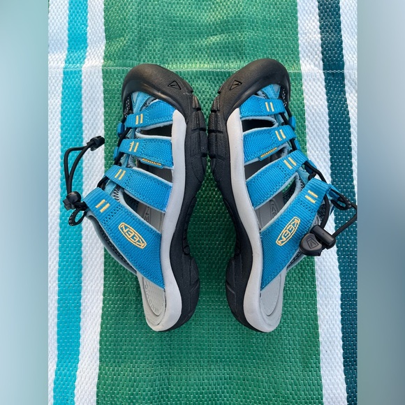 KEEN Women's Newport H2 Slide On Sandals Fjord Blue/Iceland Poppy, Size 5.5 EUC - Picture 4 of 15